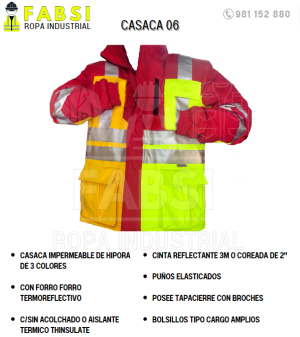 Chaquetas Abrigos Parkas Chubasqueros Ropa de alta visibilidad Ropa ignífuga